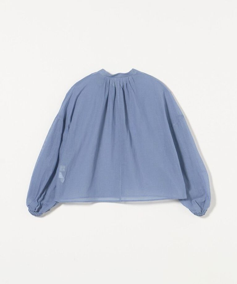 UNITED ARROWS green label relaxing「シアー ギャザー ハオリ ブラウス」|シャツ・ブラウス|