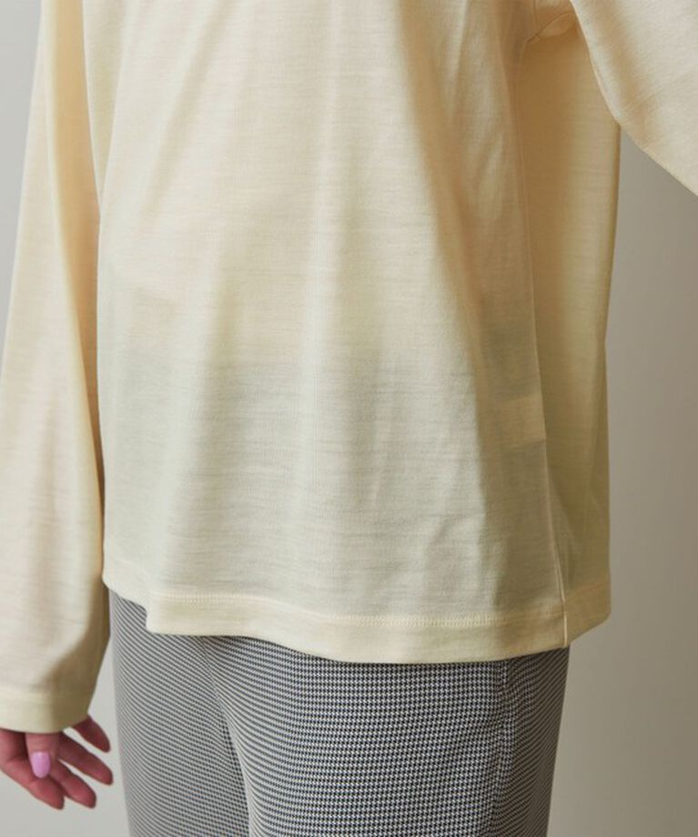 STEVEN ALAN「＜Steven Alan＞ウール ジャージー ロングスリーブ Tシャツ」|Tシャツ・カットソー|