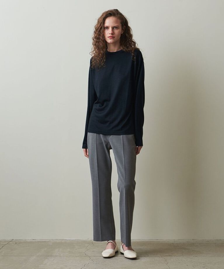 STEVEN ALAN「＜Steven Alan＞ウール ジャージー ロングスリーブ Tシャツ」|Tシャツ・カットソー|
