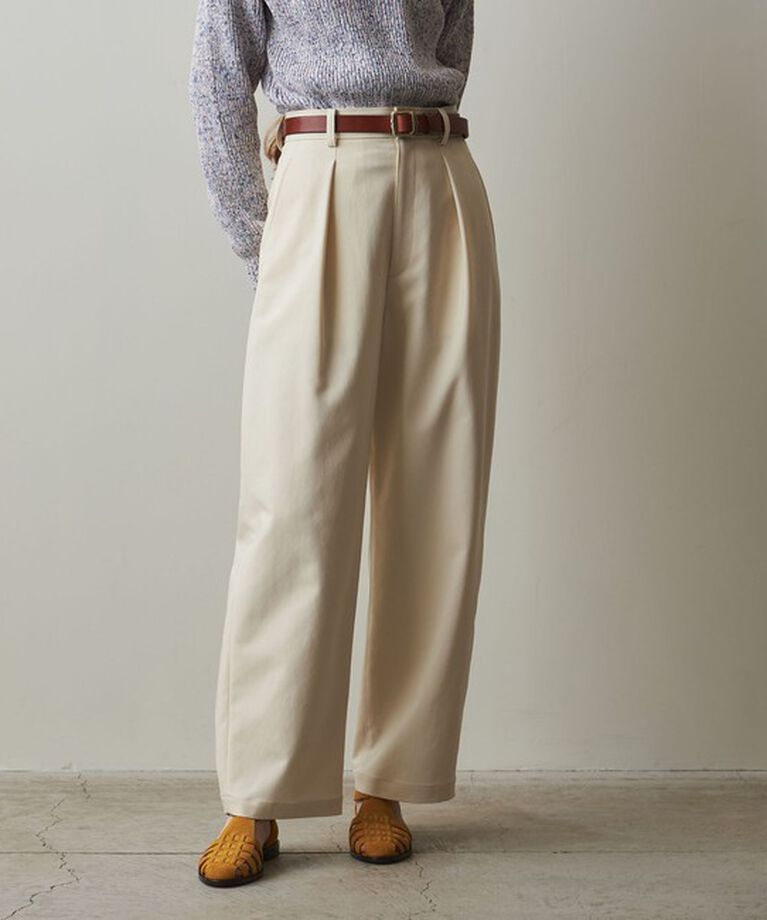 STEVEN ALAN「＜Steven Alan＞タック トラウザーズ」|チノ|
