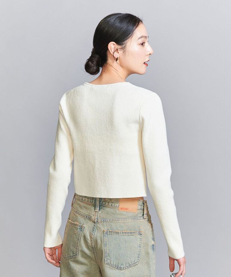 BEAUTY&YOUTH UNITED ARROWS「リブジップ Vネック カーディガン -ウォッシャブル-」|カーディガン|