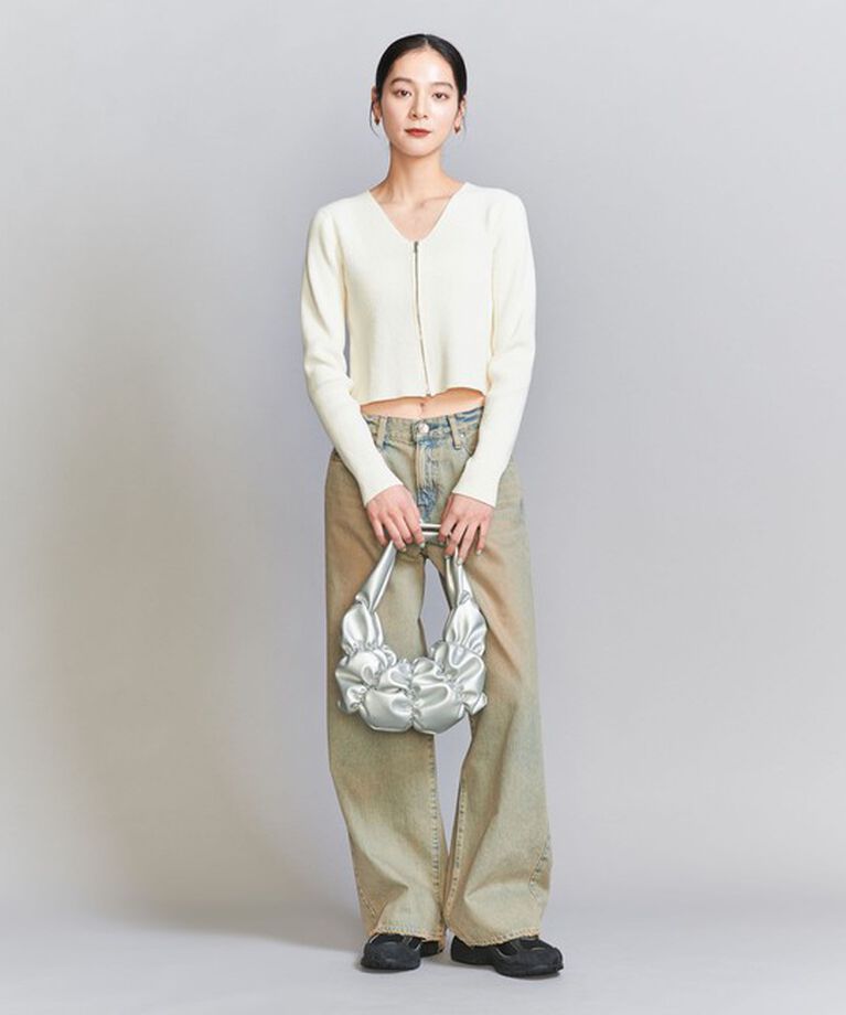 BEAUTY&YOUTH UNITED ARROWS「リブジップ Vネック カーディガン -ウォッシャブル-」|カーディガン|