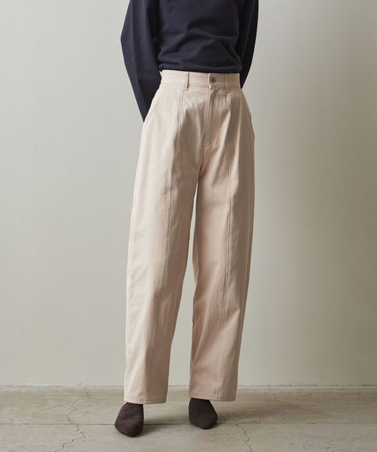 STEVEN ALAN「＜Steven Alan＞コットンギャバジン タルパンツ」|チノ|BEIGE