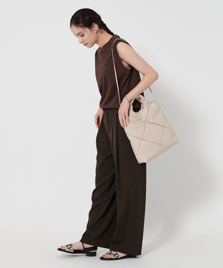 BEAUTY&YOUTH UNITED ARROWS「＜YAHKI＞レザーライク キルティング トートバッグ」|トートバッグ|