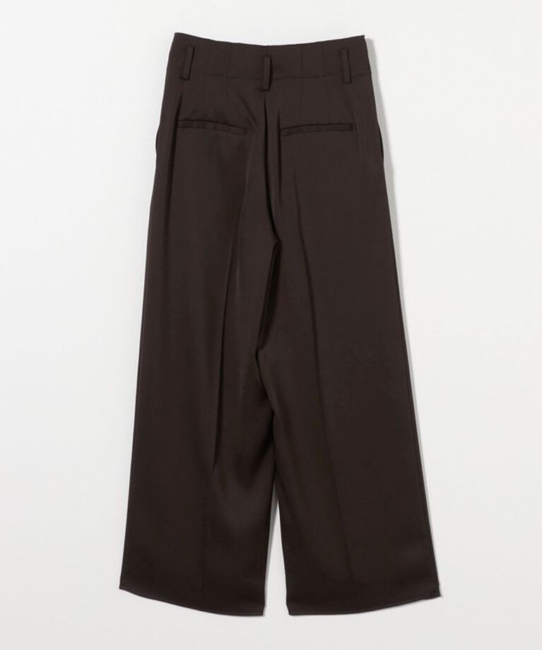 BEAUTY&YOUTH UNITED ARROWS「ポリエステルツイル カットアウト タックパンツ」|スラックス|