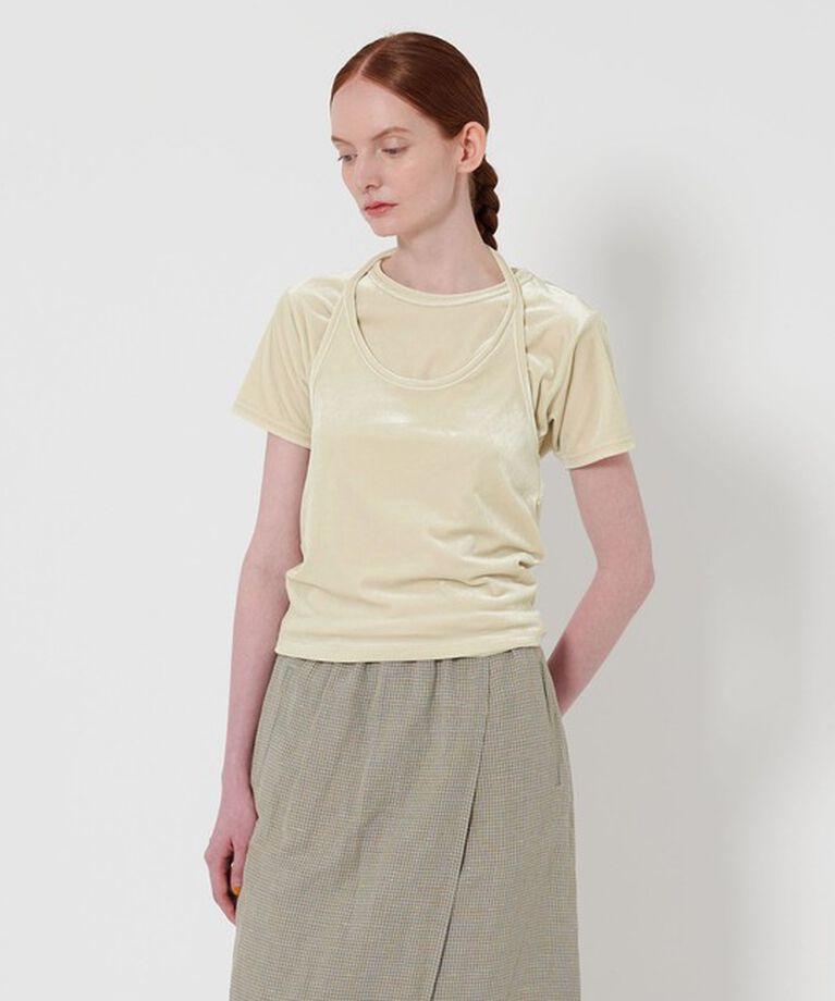 STEVEN ALAN「＜Steven Alan＞ベロア Tシャツ」|Tシャツ・カットソー|