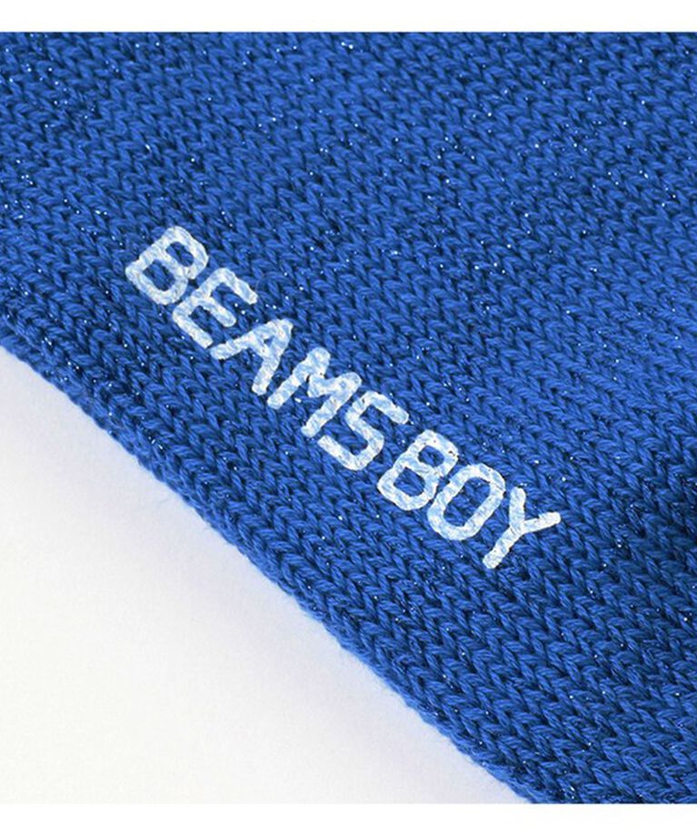 BEAMSBOY「BEAMS BOY / ラメ リブ クルー ソックス NEW」|ソックス|