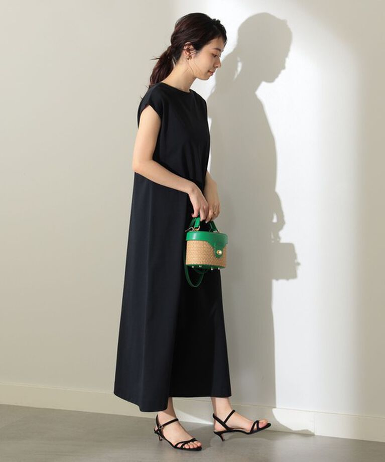 Demi-Luxe BEAMS 「【別注】SLOANE / コットン天竺 フレンチスリーブ ワンピース」|ワンピース|