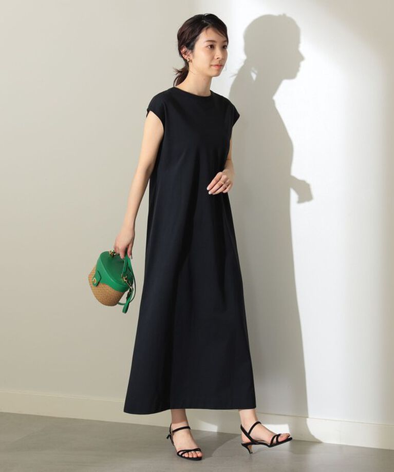 Demi-Luxe BEAMS 「【別注】SLOANE / コットン天竺 フレンチスリーブ ワンピース」|ワンピース|