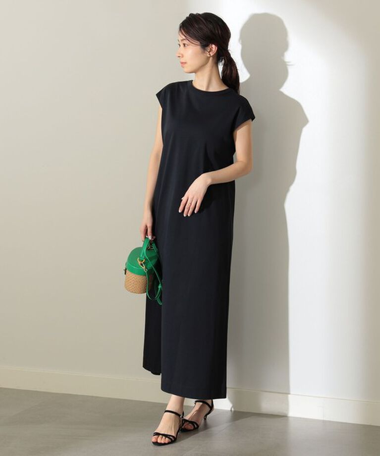 Demi-Luxe BEAMS 「【別注】SLOANE / コットン天竺 フレンチスリーブ ワンピース」|ワンピース|