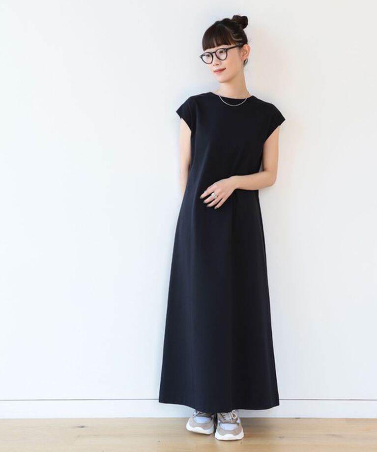 Demi-Luxe BEAMS 「【別注】SLOANE / コットン天竺 フレンチスリーブ ワンピース」|ワンピース|