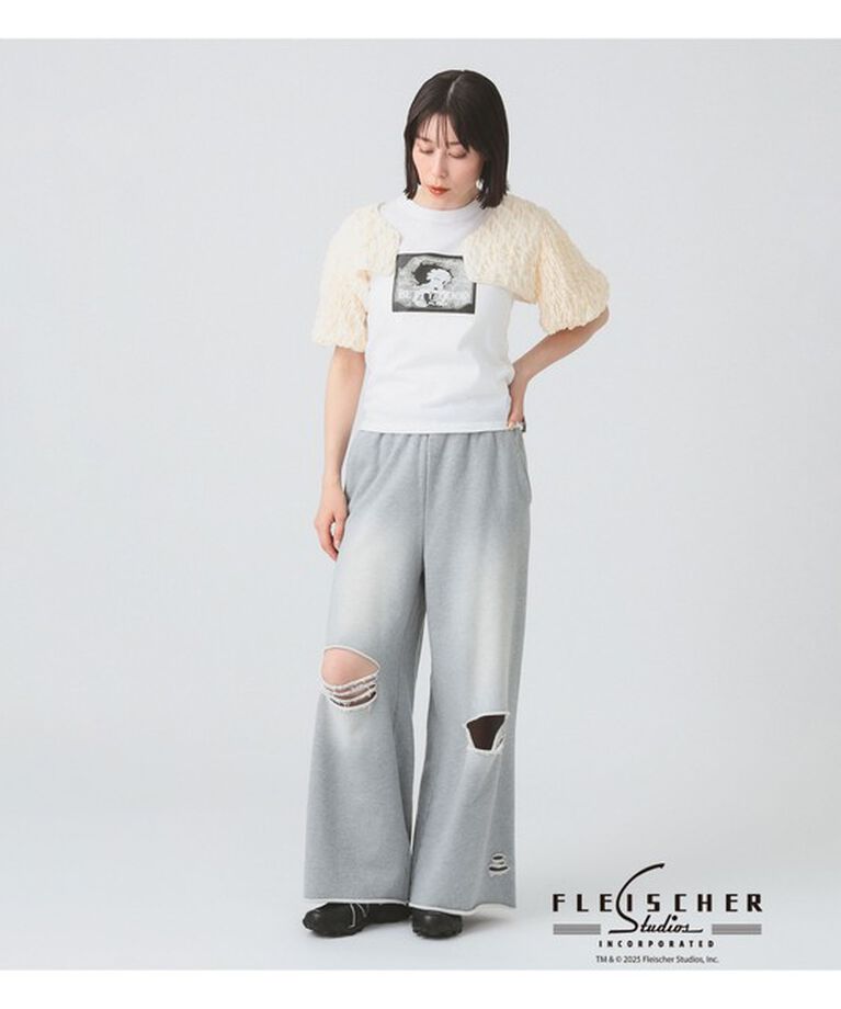 Ray BEAMS 「ダメージ スウェット パンツ」|その他|