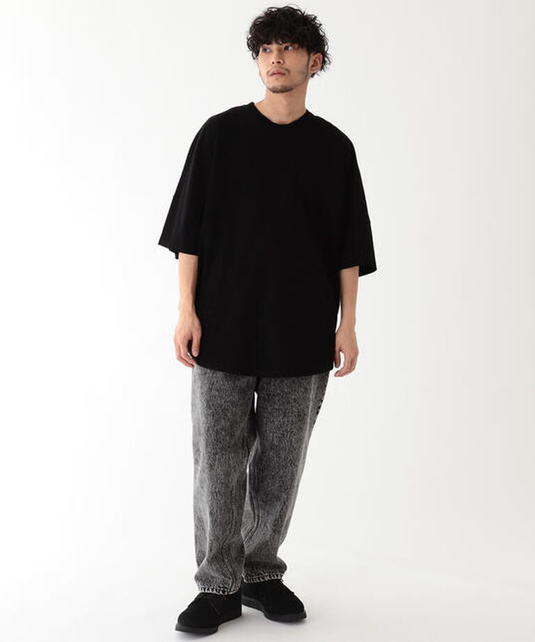 BEAMS「ワイド テーパード デニム」|デニム|