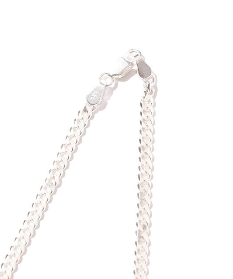 BEAMS「BEAMS / カーブ チェーン ネックレス SILVER925」|ネックレス|