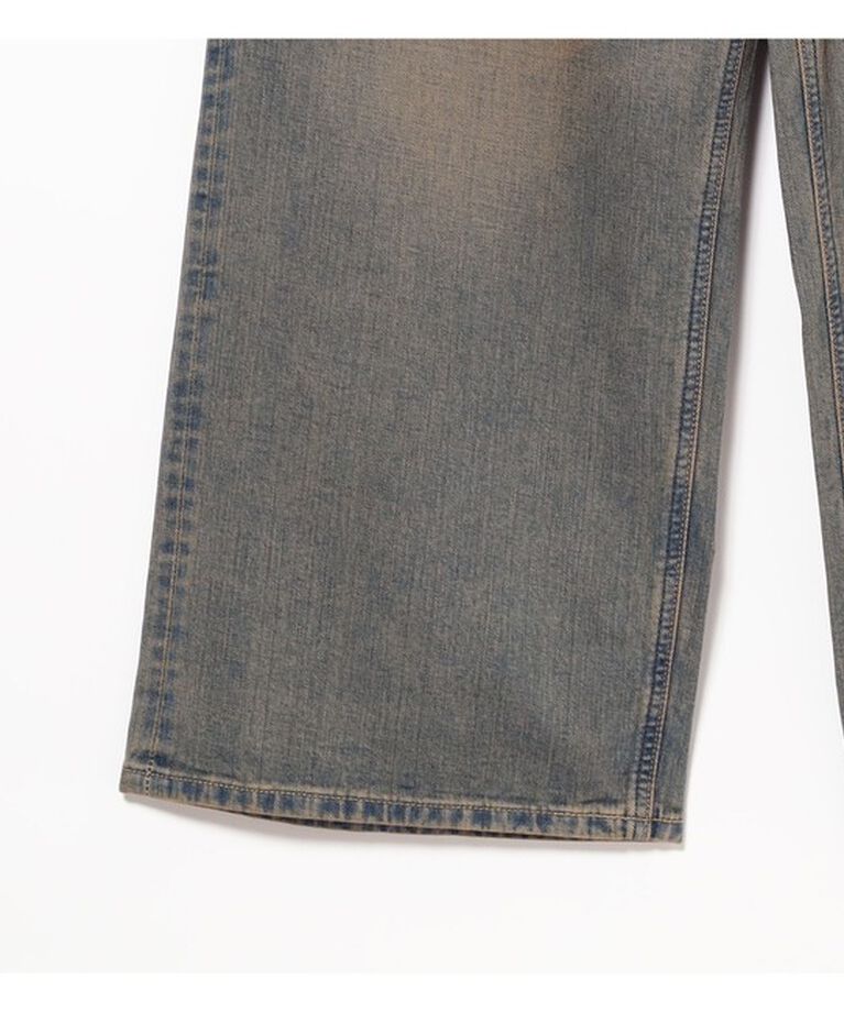 BEAMS「【別注】Lee / WIDE FADE BAGGY JEANS」|デニム|