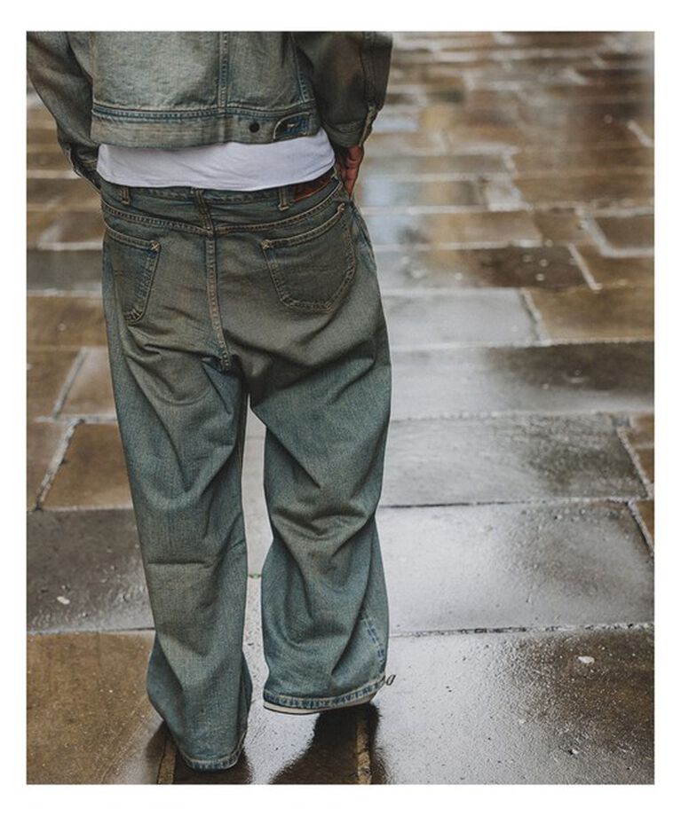 BEAMS「【別注】Lee / WIDE FADE BAGGY JEANS」|デニム|