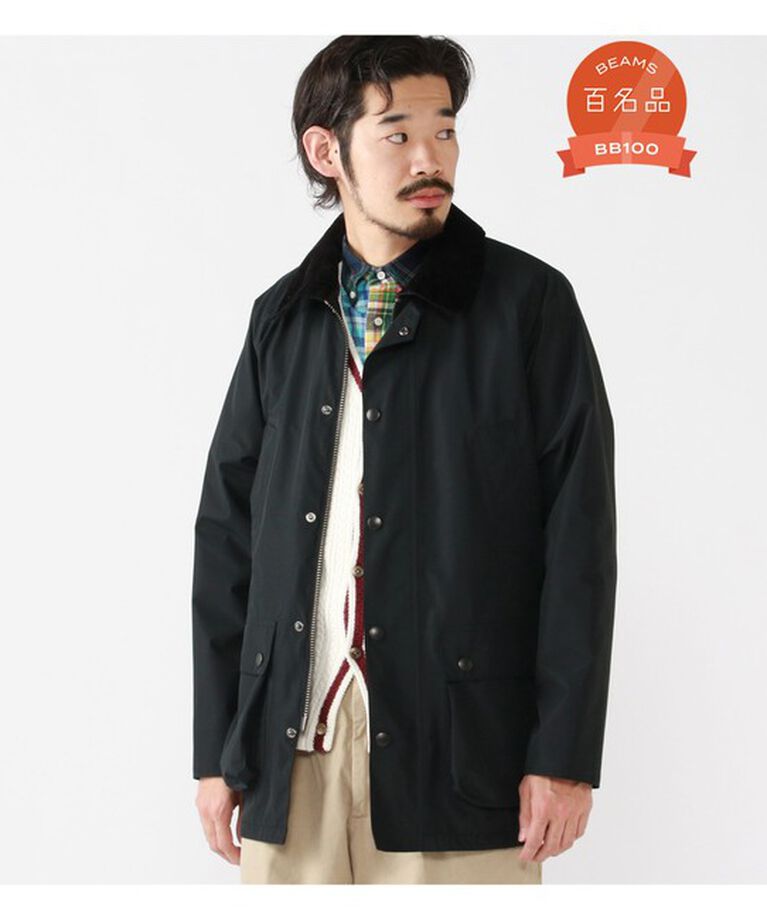 BEAMS「【別注】Barbour / BEDALE New Barbour Tech Classic Fit」|ブルゾン・スタジャン|BLACK