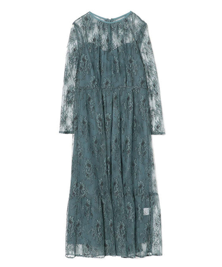 SHIPS for women「little black:レースフレアワンピース（パーティー用）◇」|ワンピース|