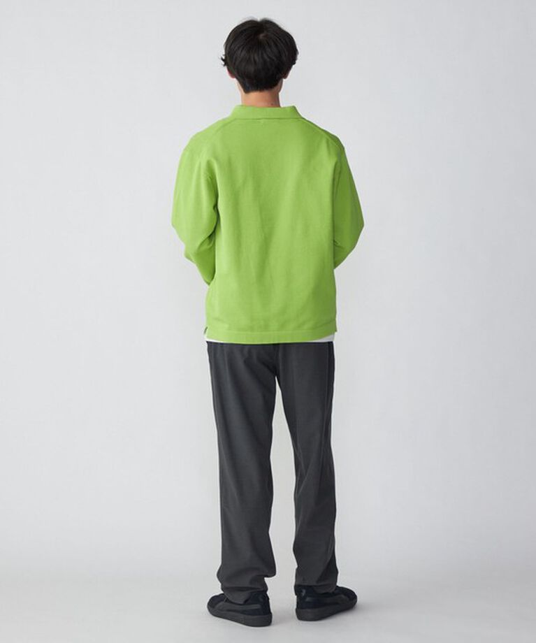 SHIPS「SHIPS:〈手洗い可能〉14ゲージ TEXBRID(R) ミラノリブ スキッパー ポロシャツ」|Tシャツ・カットソー|
