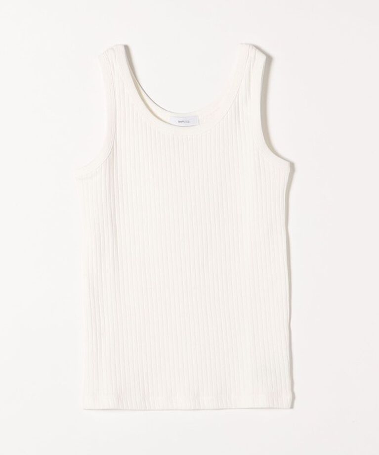 SHIPS any「SHIPS any:〈洗濯機可能〉テレコ タンクトップ 23SS」|タンクトップ|