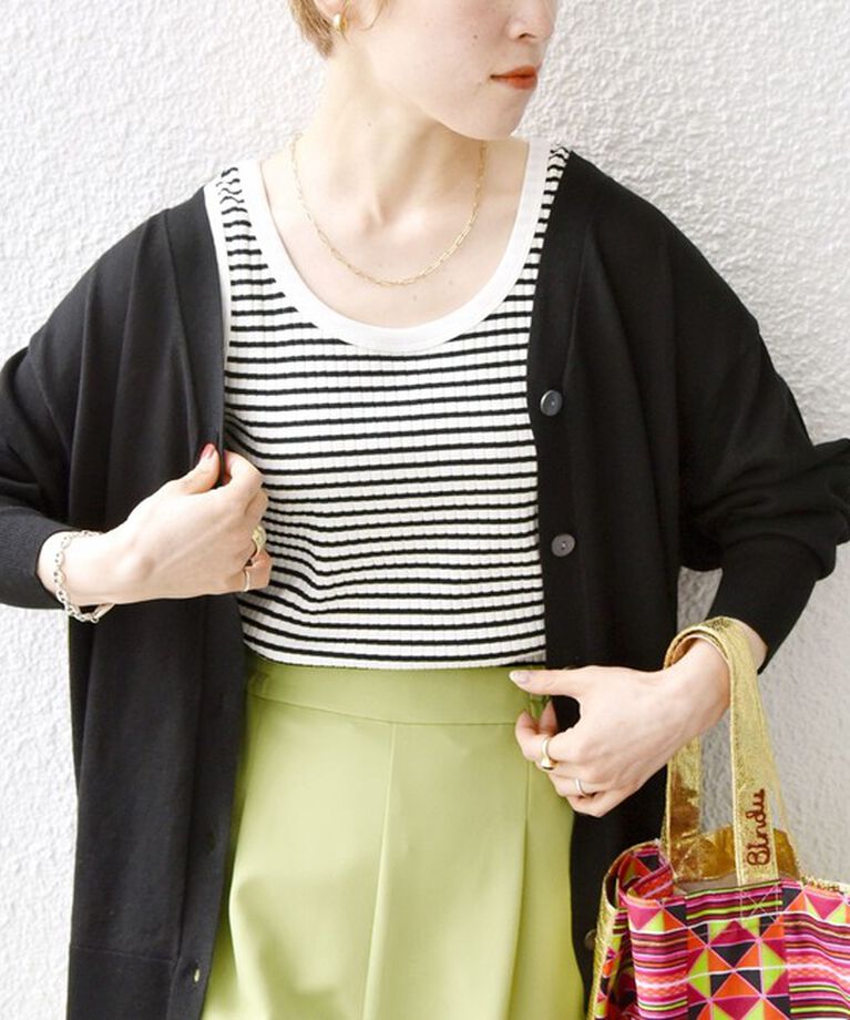SHIPS any「SHIPS any:〈洗濯機可能〉テレコ タンクトップ 23SS」|タンクトップ|
