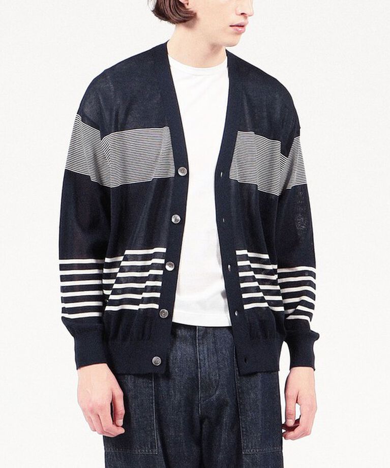 TOMORROWLAND MENS「TOMORROWLAND TRICOT コットンナイロン Vネックカーディガン」|カーディガン|