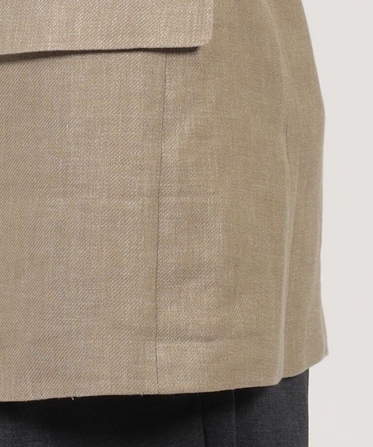 TOMORROWLAND MENS「リネンウールコットン シングルブレステッド2Bジャケット CROSS PLY」|テーラードジャケット|