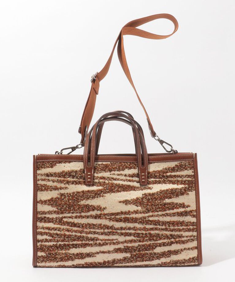 TOMORROWLAND GOODS「A VACATION BREAD M ZEBRA バッグ」|トートバッグ|