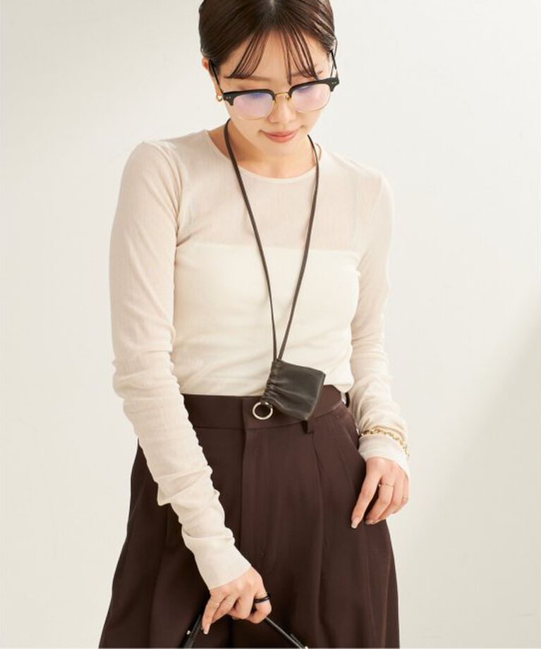 Plage「《追加》Mesh Sheer ロンT」|Tシャツ・カットソー|
