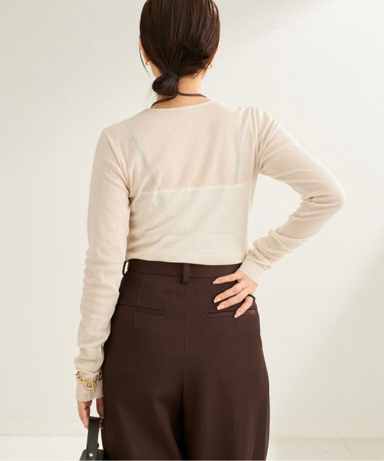 Plage「《追加》Mesh Sheer ロンT」|Tシャツ・カットソー|
