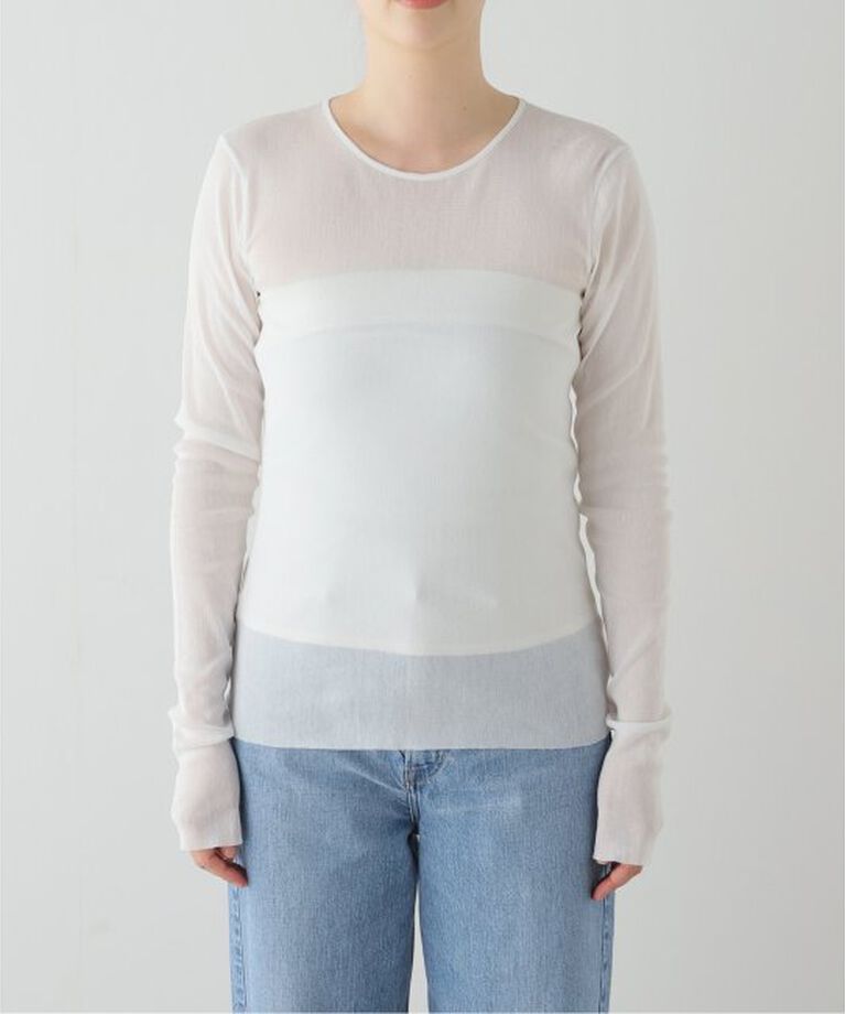 Plage「《追加》Mesh Sheer ロンT」|Tシャツ・カットソー|