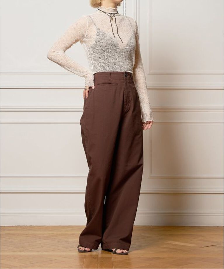 IENA LA BOUCLE「IENA LA BOUCLE ピースダイオックスパンツ」|その他|