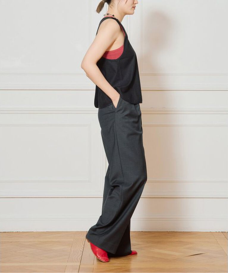 IENA LA BOUCLE「IENA LA BOUCLE ウールシルクスラックス」|スラックス|