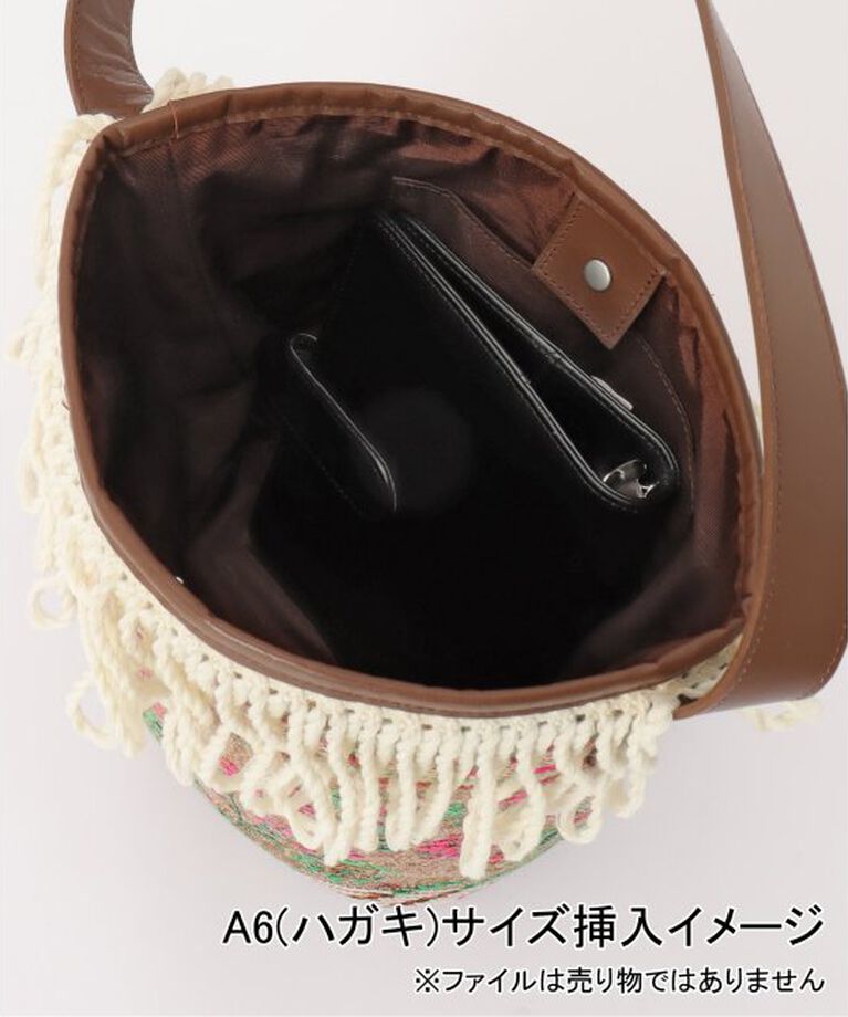 IENA LA BOUCLE「IENA LA BOUCLE SPRINTEXジャカードドラムバッグ」|トートバッグ|
