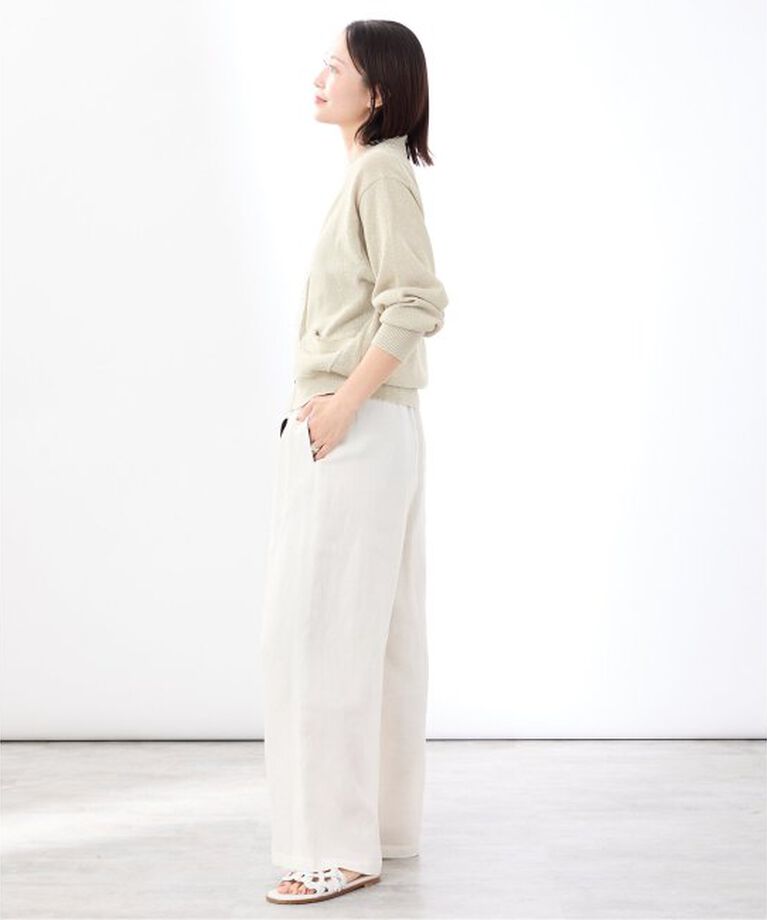 VERMEIL par iena「ペーパーテープヤーン カーデ」|カーディガン|