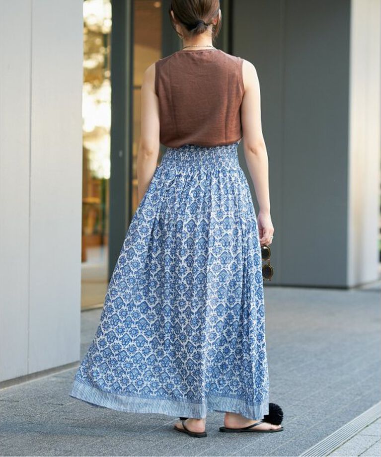 IENA LA BOUCLE「NATALIE MARTIN/ナタリー・マーティン BELLA SKIRT FLEUR DE LIS スカート R095」|スカート|