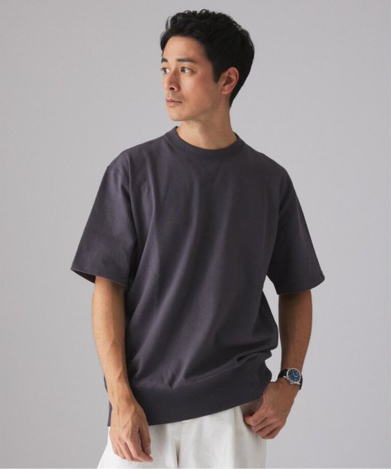 EDIFICE「LOOPWHEELER for LOWERCASE ツリテンジク スウェット型 ワイドTシャツ」|Tシャツ・カットソー|