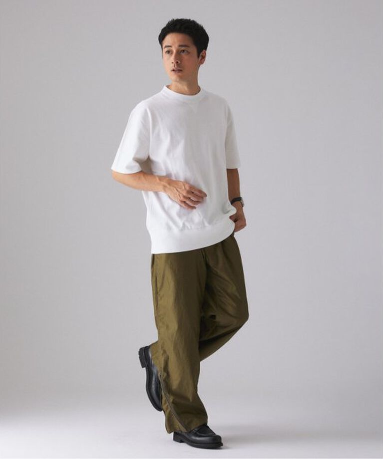 EDIFICE「LOOPWHEELER for LOWERCASE ツリテンジク スウェット型 ワイドTシャツ」|Tシャツ・カットソー|