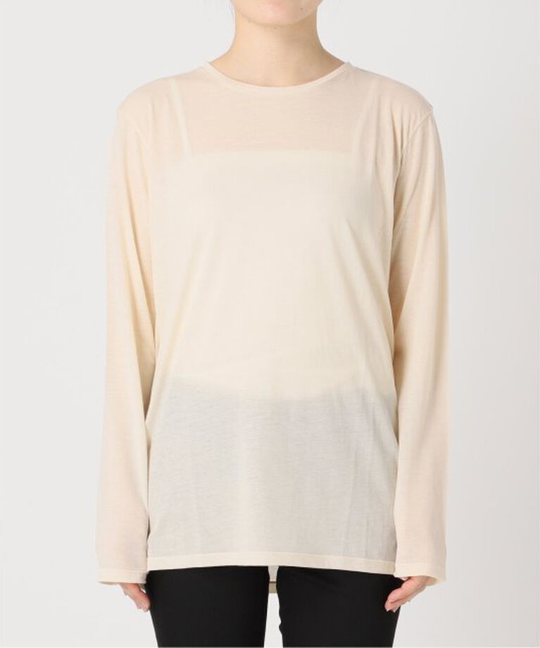 JOURNAL STANDARD「《追加3》クルーネックシアーロングTシャツ」|Tシャツ・カットソー|