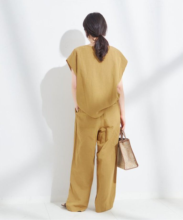 journal standard L'essage「VIS/LINEN タックイージーパンツ」|スラックス|