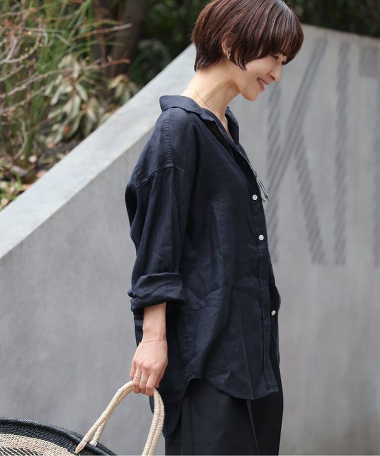 JOURNAL STANDARD relume「手洗い可 / No.66フレンチリネンビッグスキッパー」|シャツ・ブラウス|