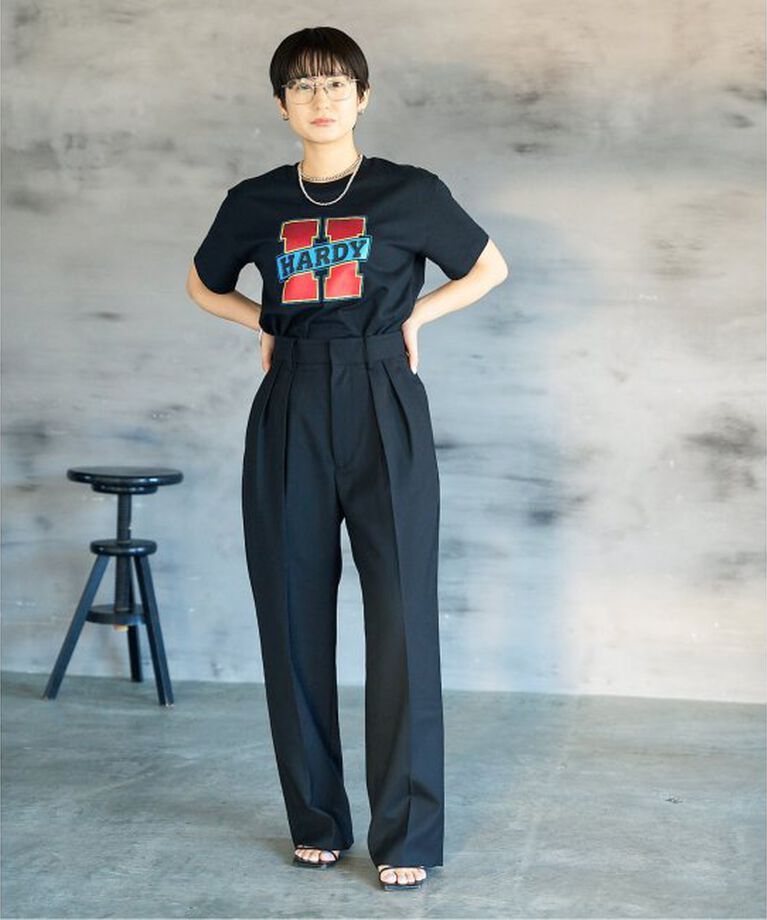 HARDY NOIR「Hロゴ Tシャツ」|Tシャツ・カットソー|