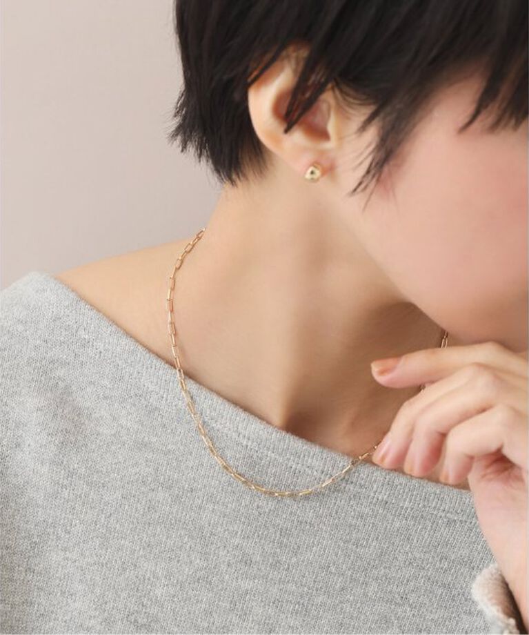 Lilas by Spick&Span「マーベラスチェーン38cmネックレス K10」|ネックレス|ゴールド