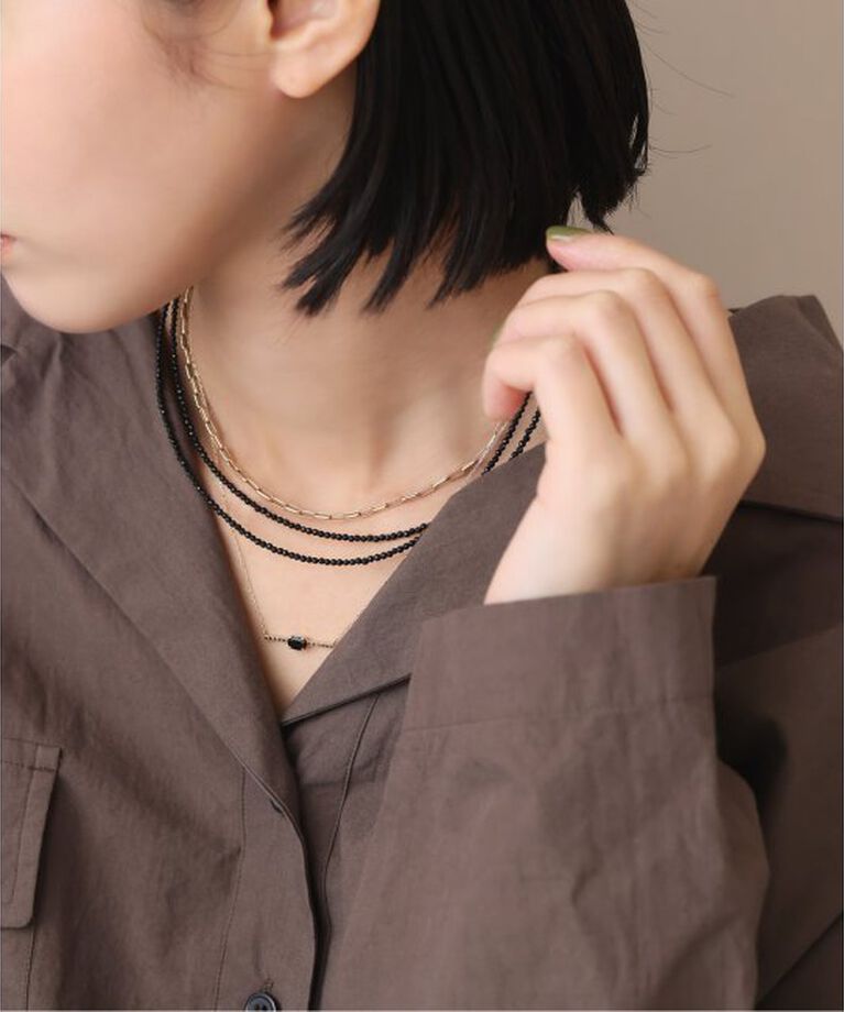 Lilas by Spick&Span「マーベラスチェーン38cmネックレス K10」|ネックレス|