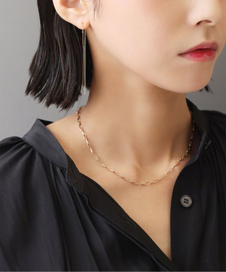 Lilas by Spick&Span「マーベラスチェーン38cmネックレス K10」|ネックレス|