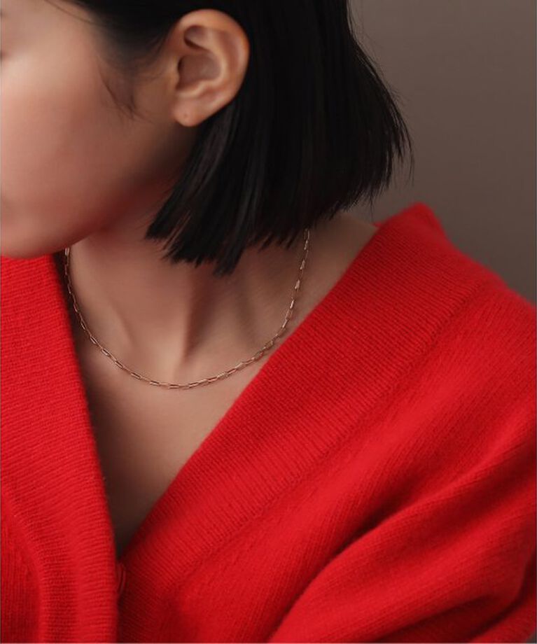 Lilas by Spick&Span「マーベラスチェーン38cmネックレス K10」|ネックレス|