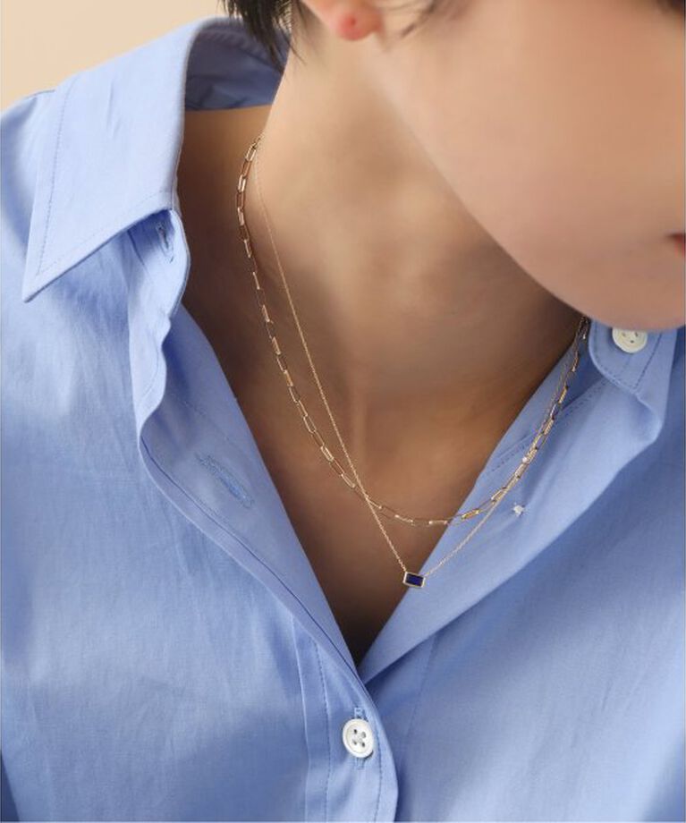 Lilas by Spick&Span「マーベラスチェーン38cmネックレス K10」|ネックレス|