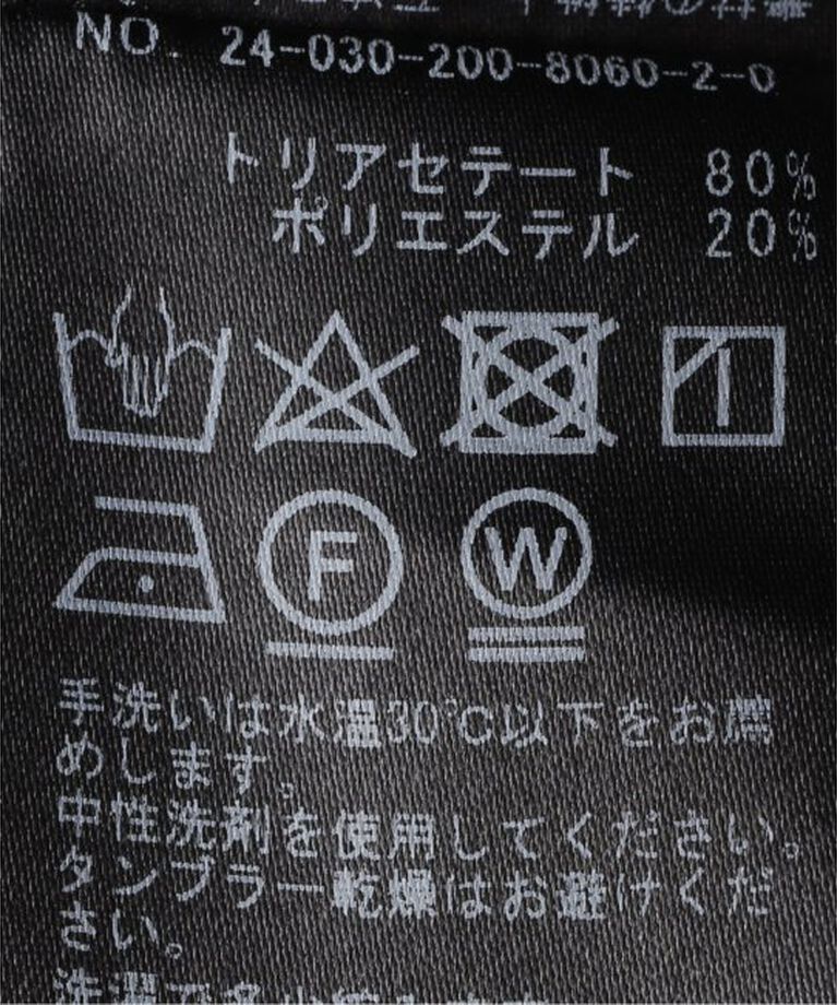 Spick and Span「《追加》シルキードレープ2タックワイドパンツ」|スラックス|