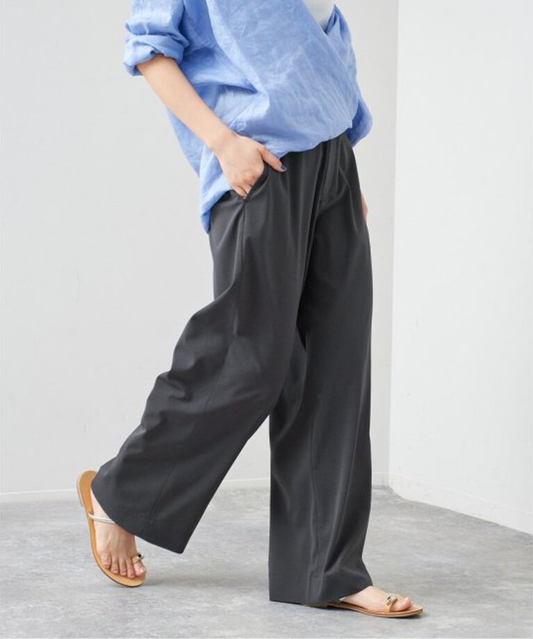 Spick and Span「《追加》ドライストレッチイージーパンツ」|その他|グレー