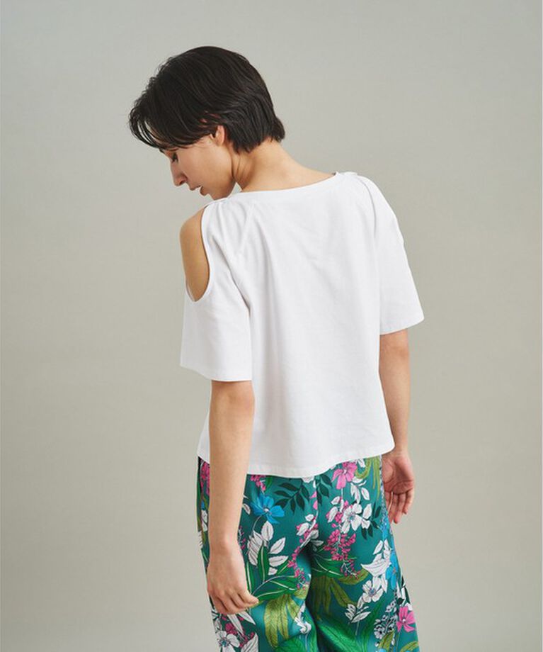 GRACE CONTINENTAL「ロゴカットアウトTシャツ」|Tシャツ・カットソー|